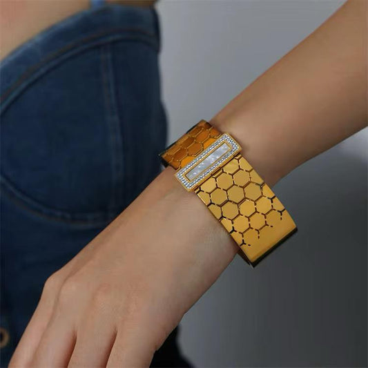 Aurora Hex Luxe Cuff
