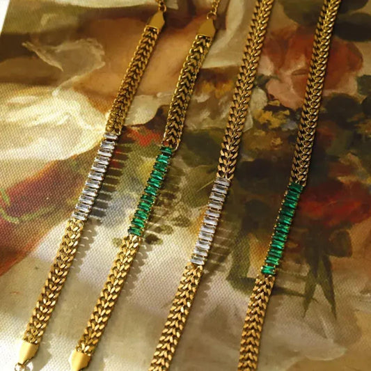 Elora Luxe Emerald Bracelet