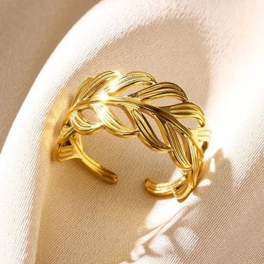 Trendy Crown Stainless Steel Rings for Women