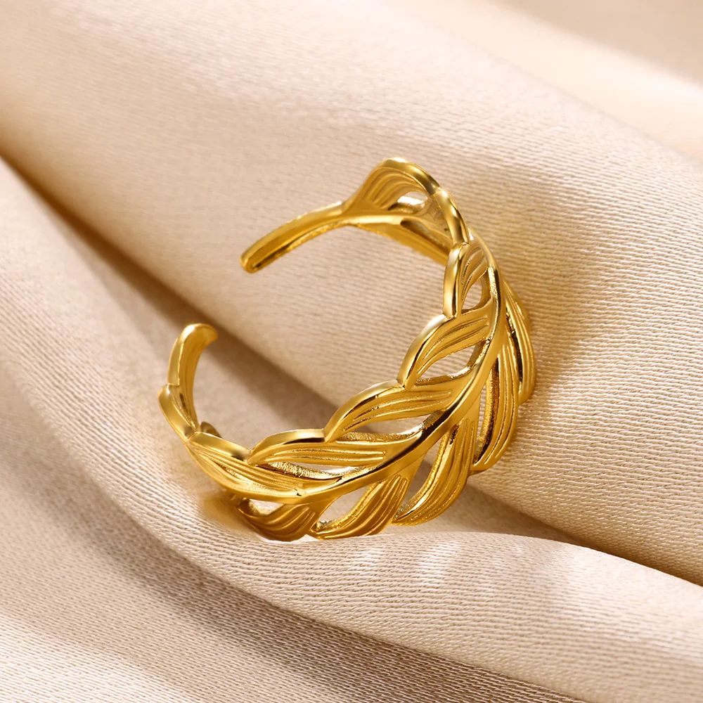 Trendy Crown Stainless Steel Rings for Women