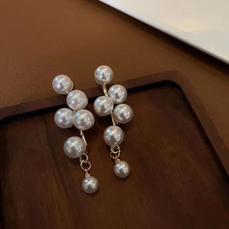 Celeste Cascade Pearl Earrings