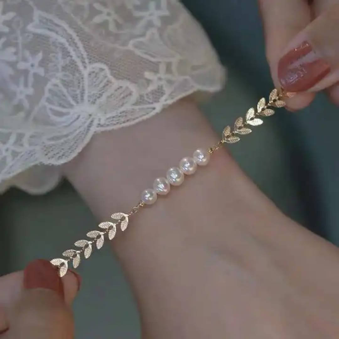 Elegance Pearl Link Bracelet