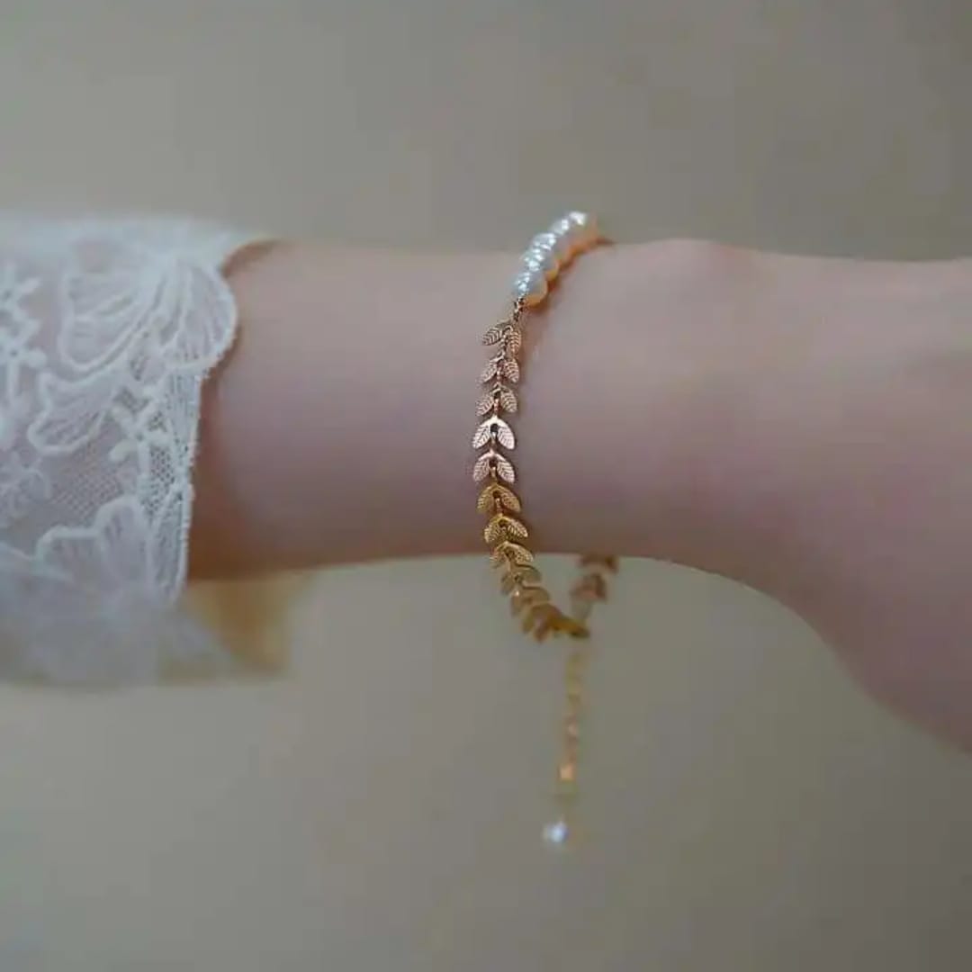 Elegance Pearl Link Bracelet