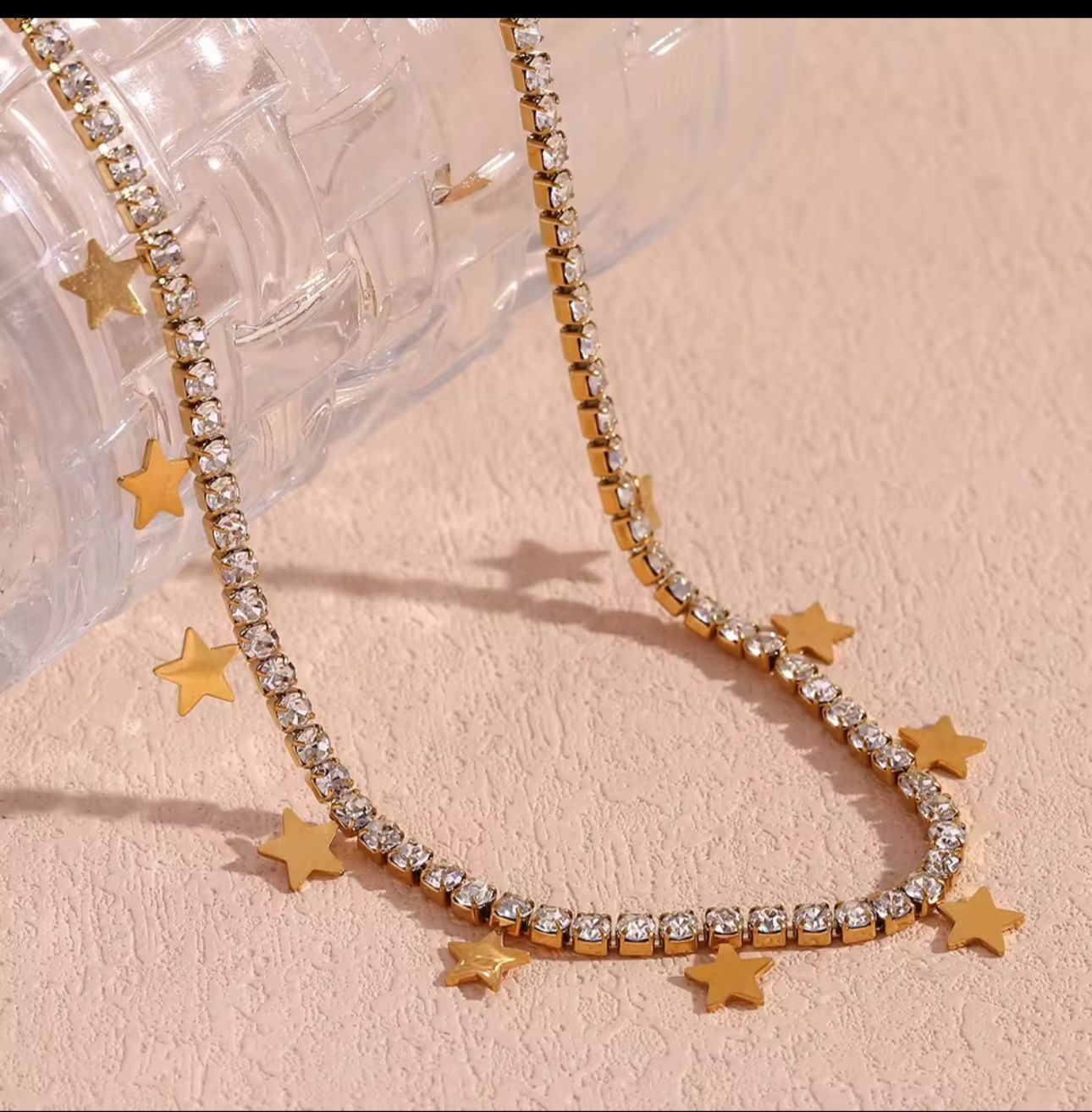 Celestial Spark Star Charm Necklace