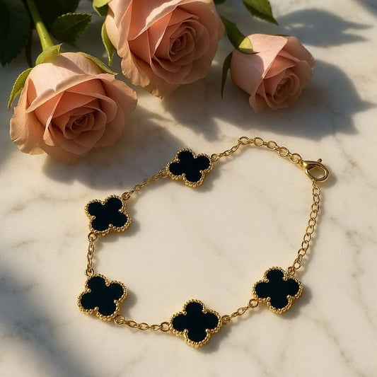 Luxe Clover Charm Bracelet